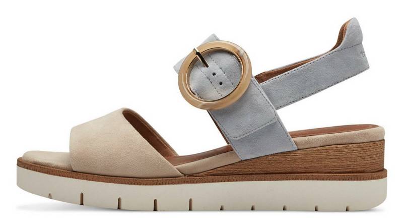 Wortmann - Tamaris Da.-SandaletteModel 2820642, IVORY COMB -... 42 von Wortmann