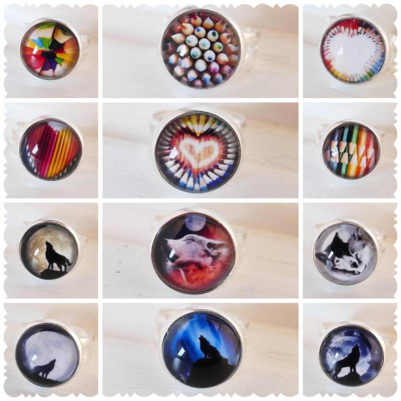 1 Kinderring "Buntstifte" Oder "Wölfe" von WoschisRegenbogen