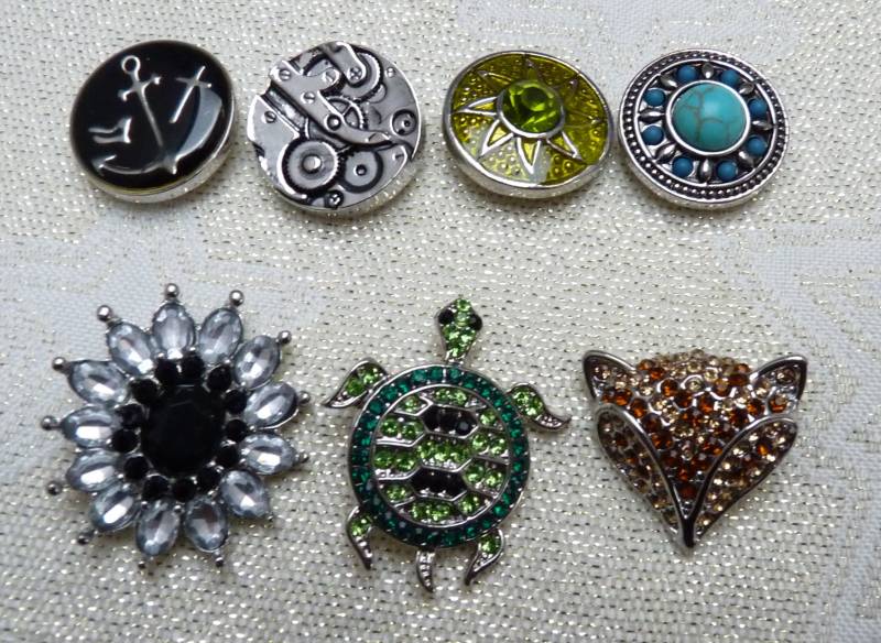 Easy Button - Druckknopf Wechselschmuck von WoschisRegenbogen