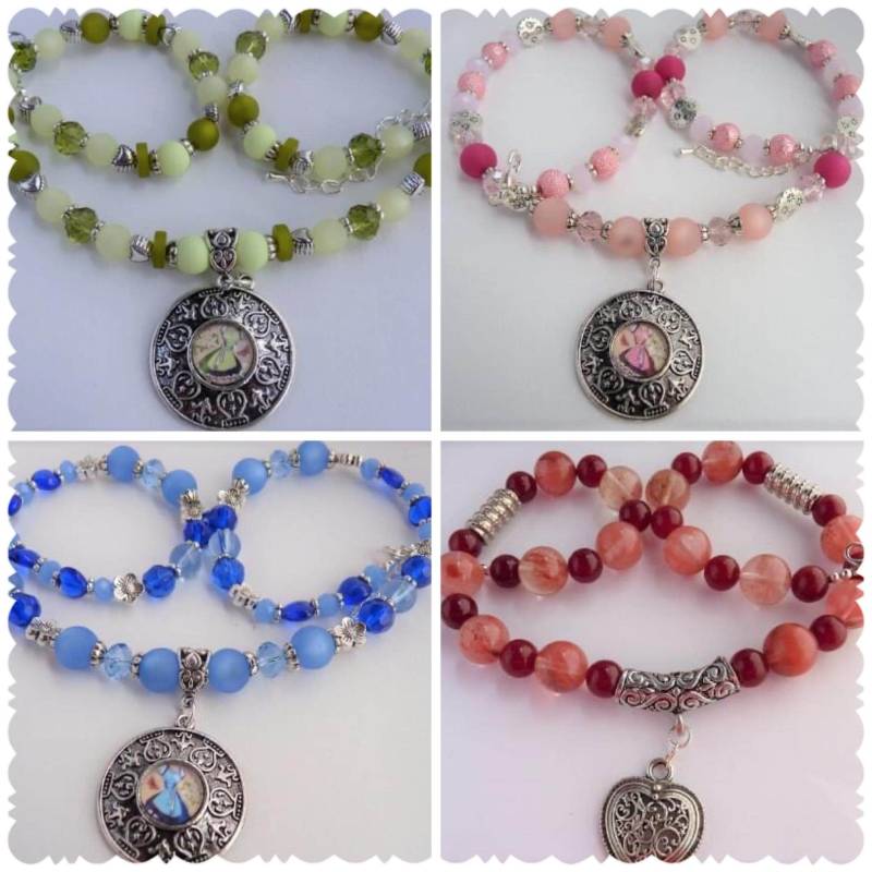 Halskette "Dirndl" - 4 Verschiedene Farben Oder "Oktoberfest" von WoschisRegenbogen