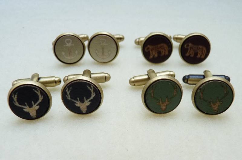 Manschettenknöpfe "Anker", "Jägerlatein" Oder "Panther" von WoschisRegenbogen