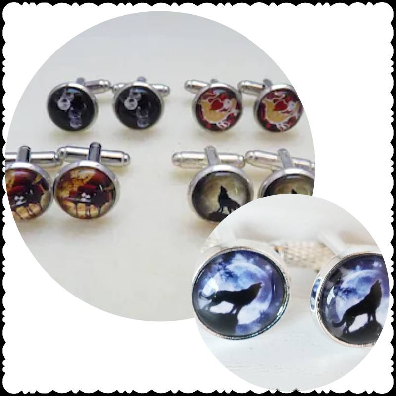 Manschettenknöpfe Verschiedene Motive von WoschisRegenbogen