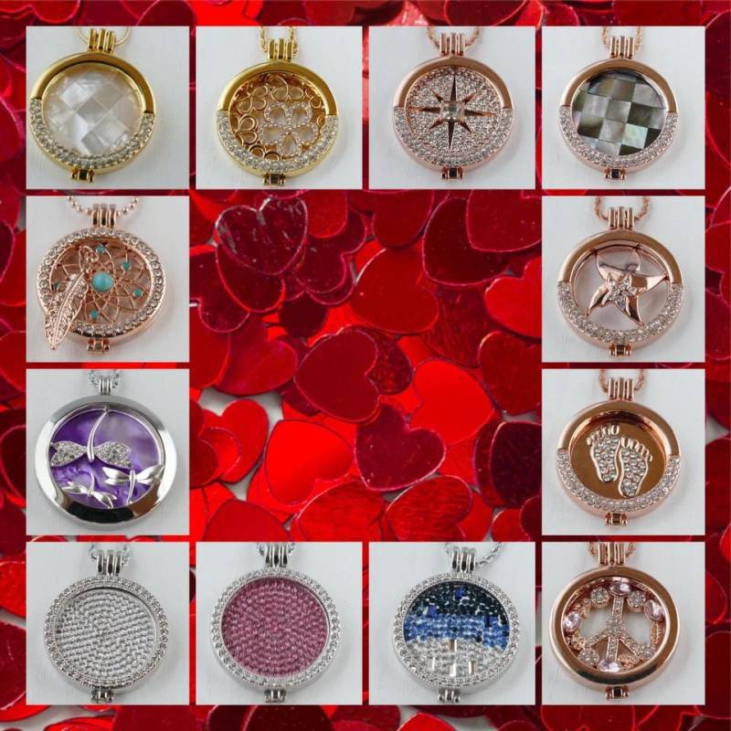 Wechsel-Medaillon "Münzhalter" - 12 Verschiedene Varianten von WoschisRegenbogen