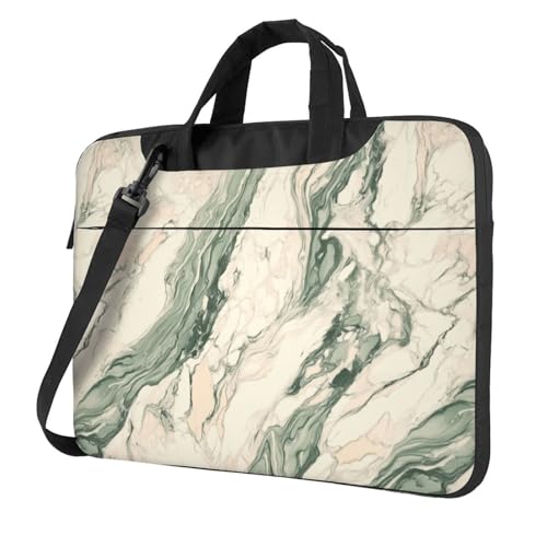 Laptoptasche, Laptoptasche, 39,6 cm (15,6 Zoll), gepolstert, für Damen und Herren, Beige von Woshuwo