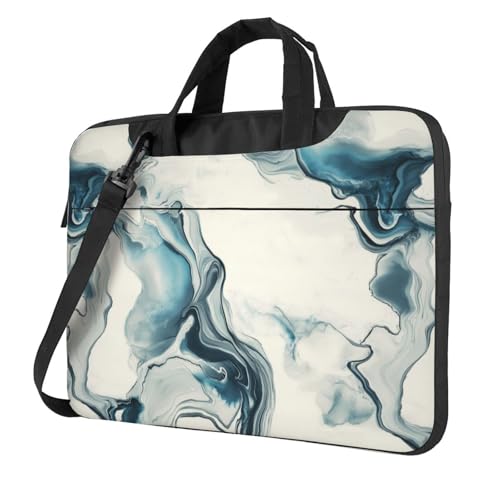 Laptoptasche, Laptoptasche, 39,6 cm (15,6 Zoll), gepolstert, für Damen und Herren, Hellgrau von Woshuwo