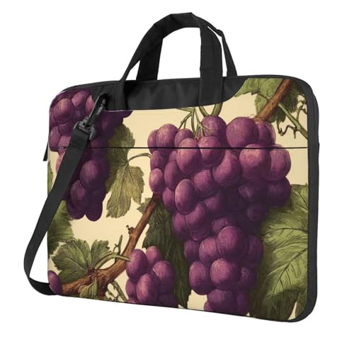 Laptoptasche, Laptoptasche, 39,6 cm (15,6 Zoll), gepolsterte Hülle für Damen und Herren, Violett von Woshuwo