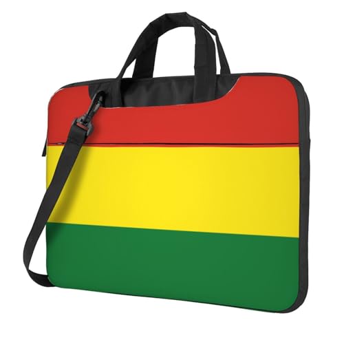 Laptoptasche mit Bolivien-Flagge, 39,6 cm (15,6 Zoll), gepolsterte Hülle für Damen und Herren von Woshuwo