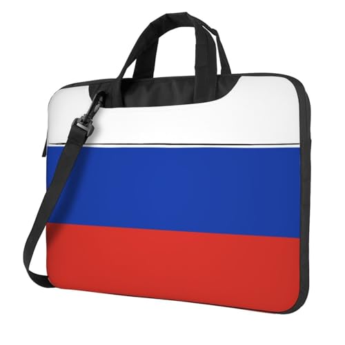 Laptoptasche mit Russland-Flagge, 39,6 cm (15,6 Zoll), gepolsterte Hülle für Damen und Herren von Woshuwo