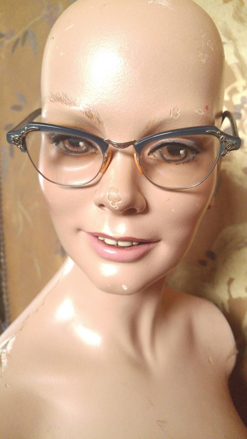 50Er Jahre Bausch & Lomb 12K Gf Lesebrille Im Original Koffer von Wotsnewpussycat