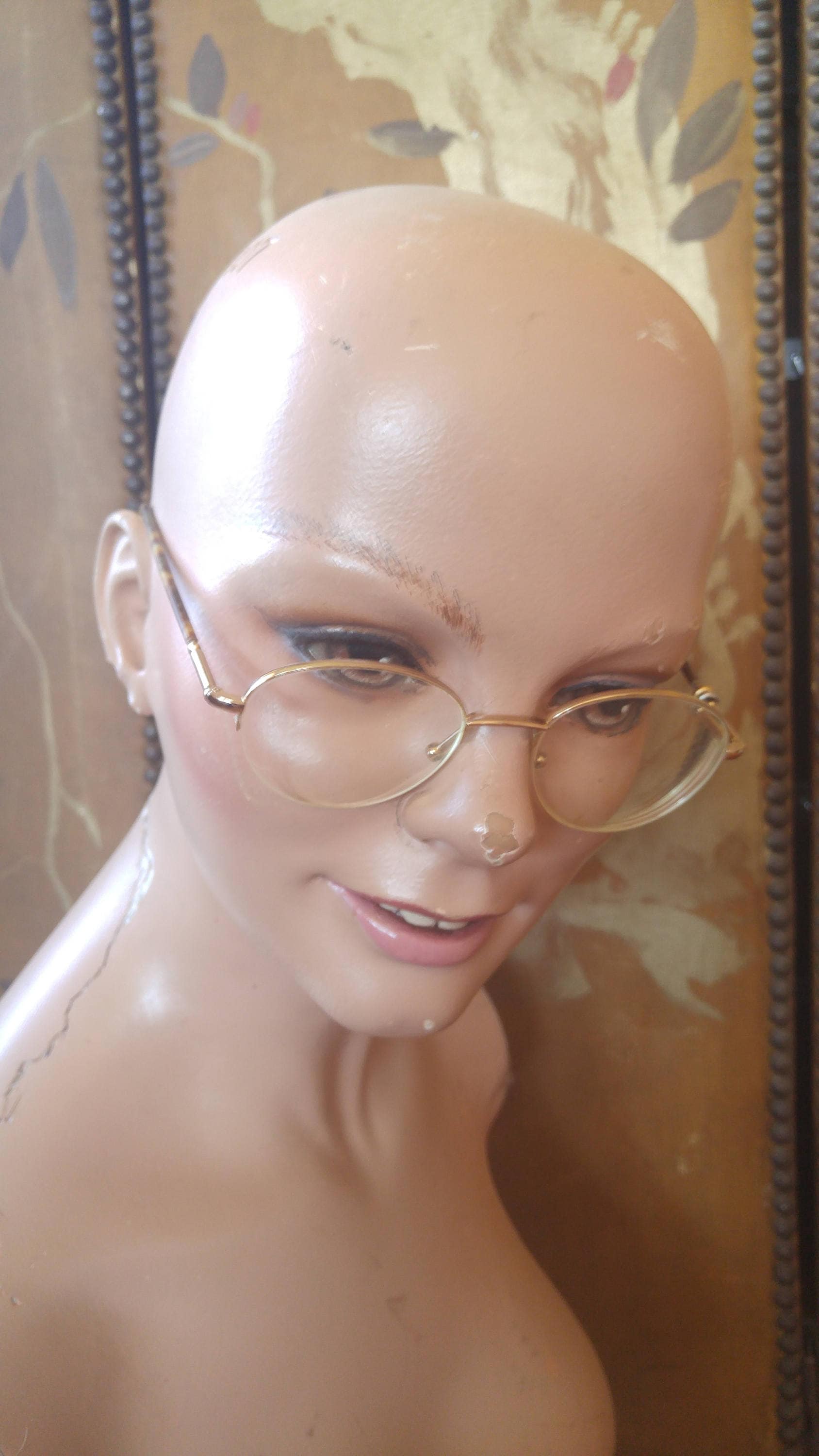 70Er Cacharel Runde Brille Mit Kunstschildkrötenseiten von Wotsnewpussycat