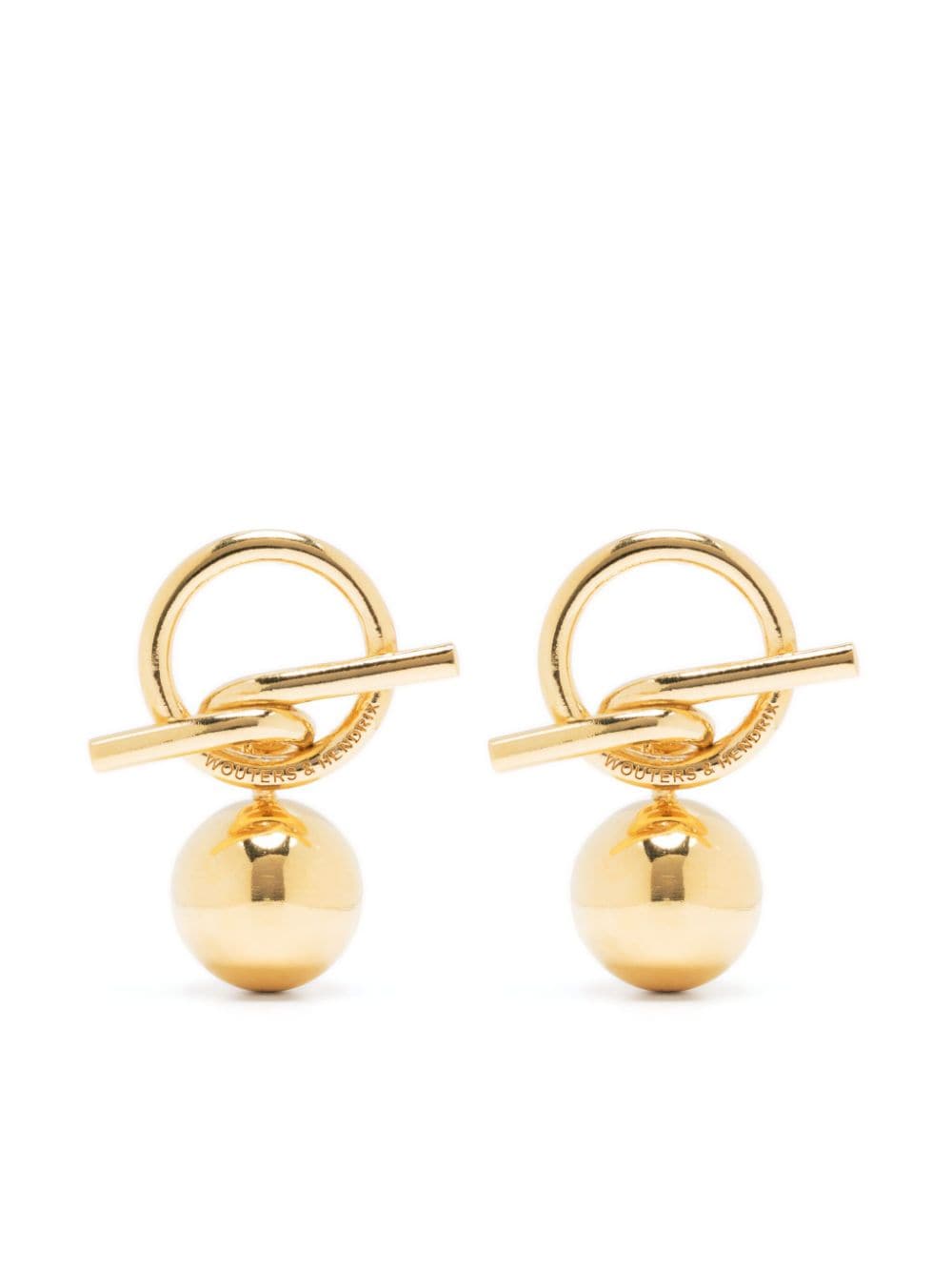 Wouters & Hendrix ball drop earrings - Gold von Wouters & Hendrix