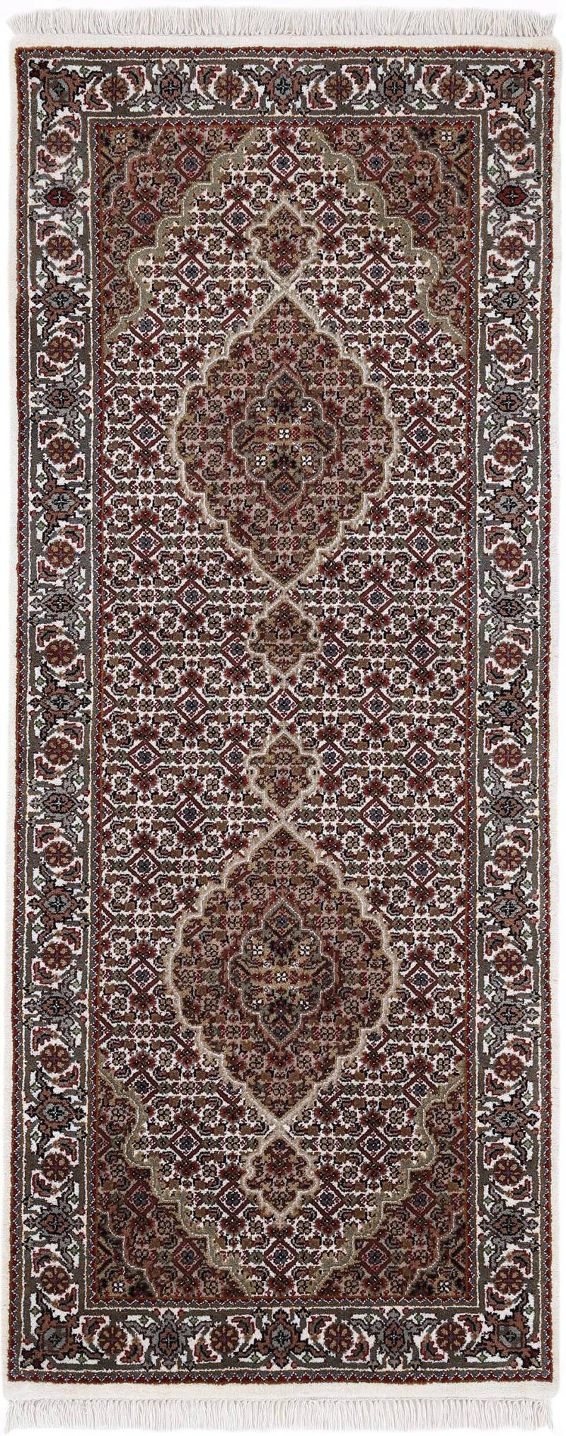 Woven Arts Orientteppich "Tabriz Mahi, auch als Läufer" rechteckig 15 mm Höhe handgeknüpft, Wohnzimmer, reine Wolle von Woven Arts