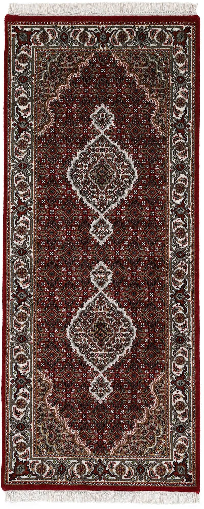 Woven Arts Orientteppich "Tabriz Mahi, auch als Läufer" rechteckig 15 mm Höhe handgeknüpft, Wohnzimmer, reine Wolle von Woven Arts