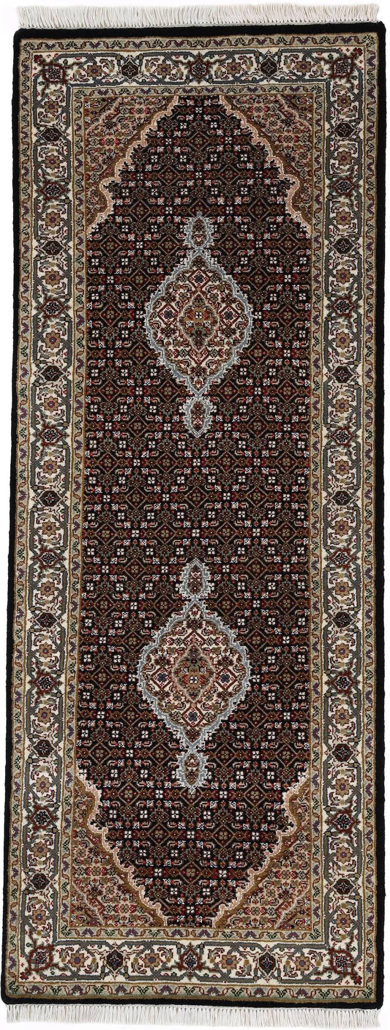 Woven Arts Orientteppich "Tabriz Mahi, auch als Läufer" rechteckig 15 mm Höhe handgeknüpft, Wohnzimmer, reine Wolle von Woven Arts