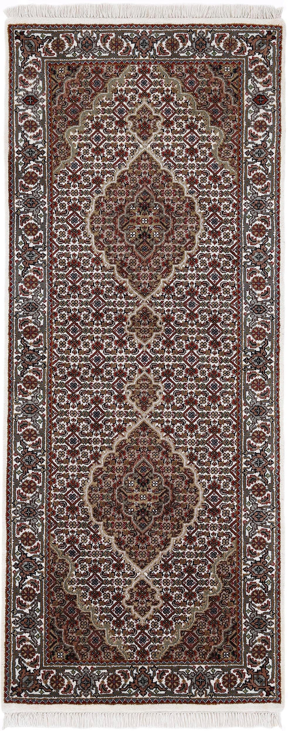 Woven Arts Orientteppich "Tabriz Mahi, auch als Läufer" rechteckig 15 mm Höhe handgeknüpft, Wohnzimmer, reine Wolle von Woven Arts