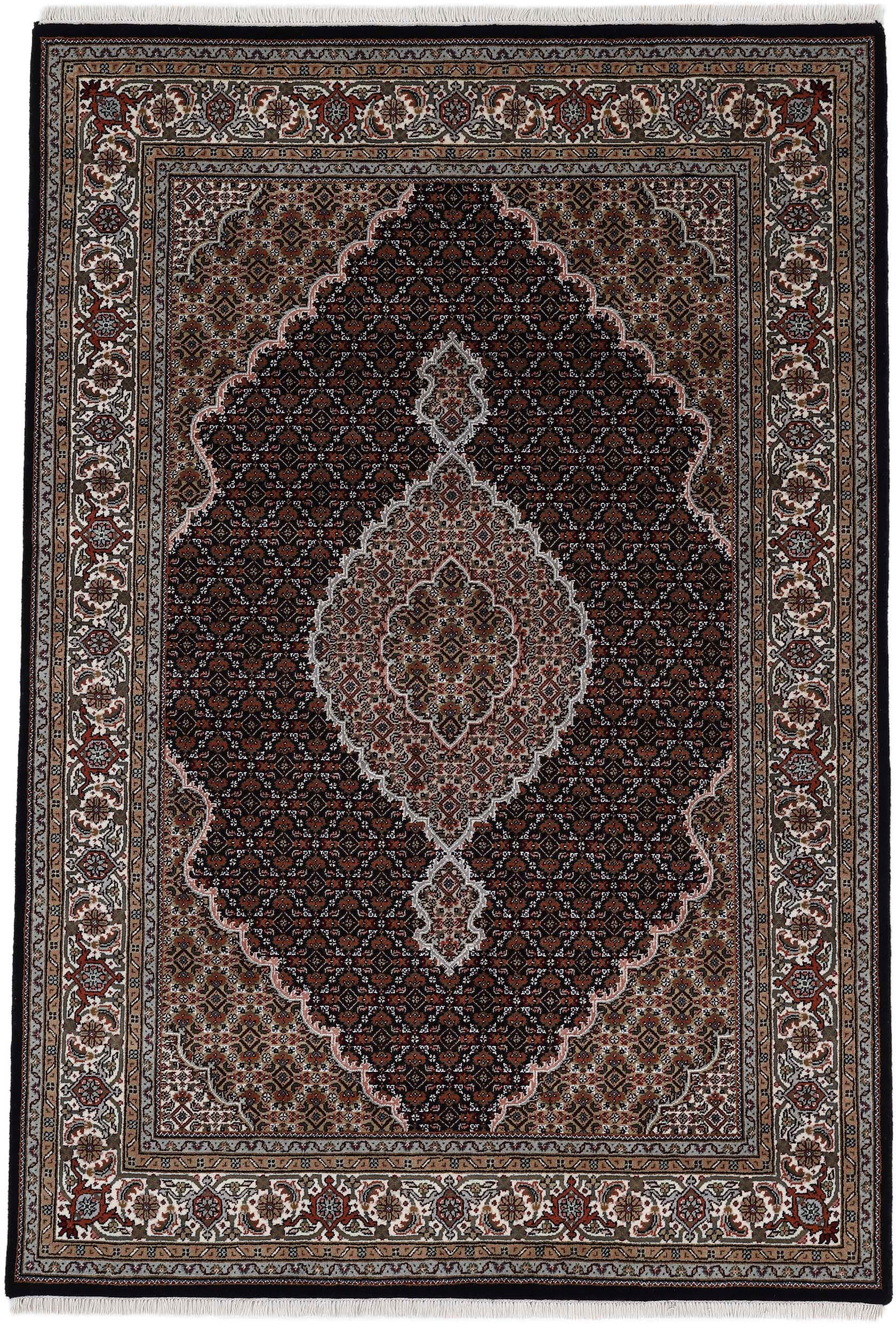 Woven Arts Orientteppich "Orientteppich Tabriz Mahi", rechteckig, 15 mm Höhe, handgeknüpft, Wohnzimmer, reine Wolle Woven Arts Orientteppich "Orientteppich Tabriz Mahi", rechteckig, 15 mm Höhe, handgeknüpft, Wohnzimmer, reine Wolle von Woven Arts