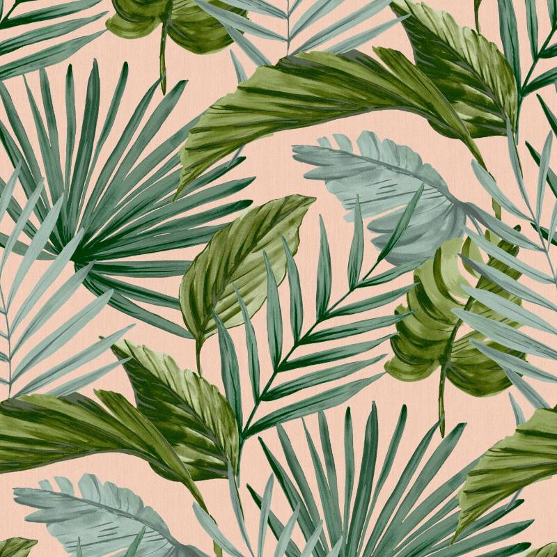 WOW Vliestapete "Flow" floral geprägt FSC zertifiziert, mit lebhaftem Druck, 10 Meter Länge von Wow