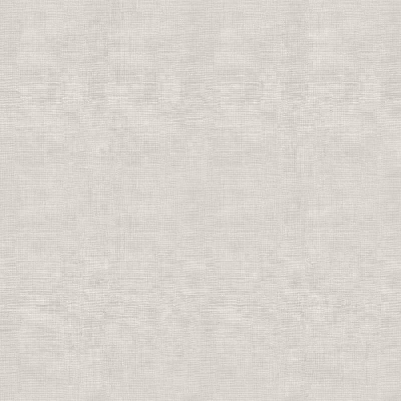 WOW Vliestapete "Linien Uni" Leinenoptik Weiß/Grau - 10m x 52cm von Wow