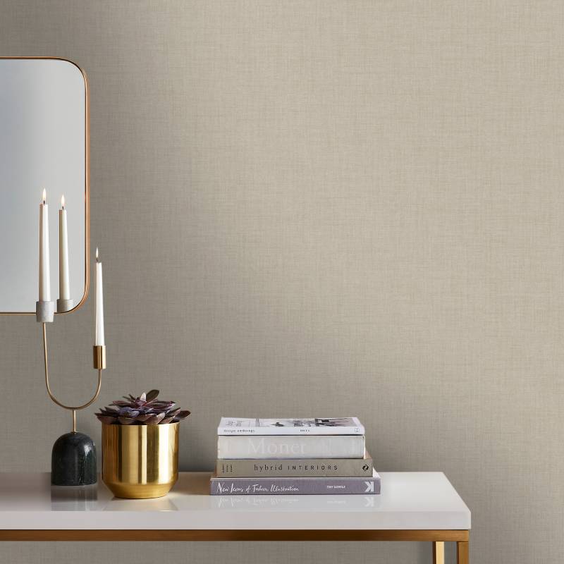 WOW Vliestapete "Matt Textil" Ton-in-Ton glatt 10mx52cm (ca. 5m2) von Wow