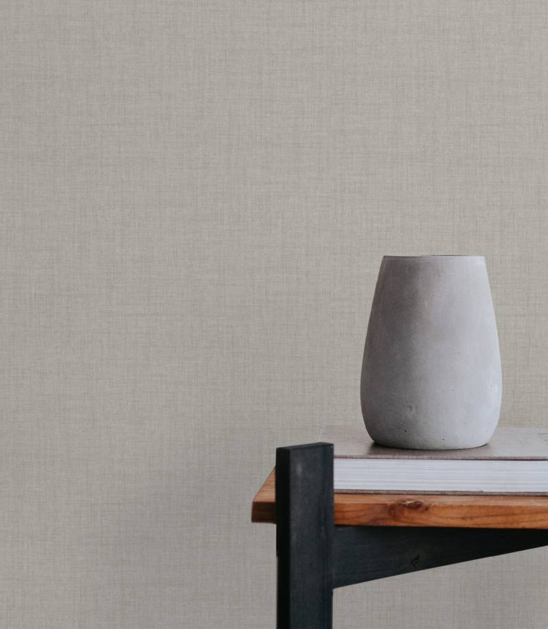 WOW Vliestapete "Matt Textil" Ton-in-Ton glatt 10mx52cm (ca. 5m2) von Wow