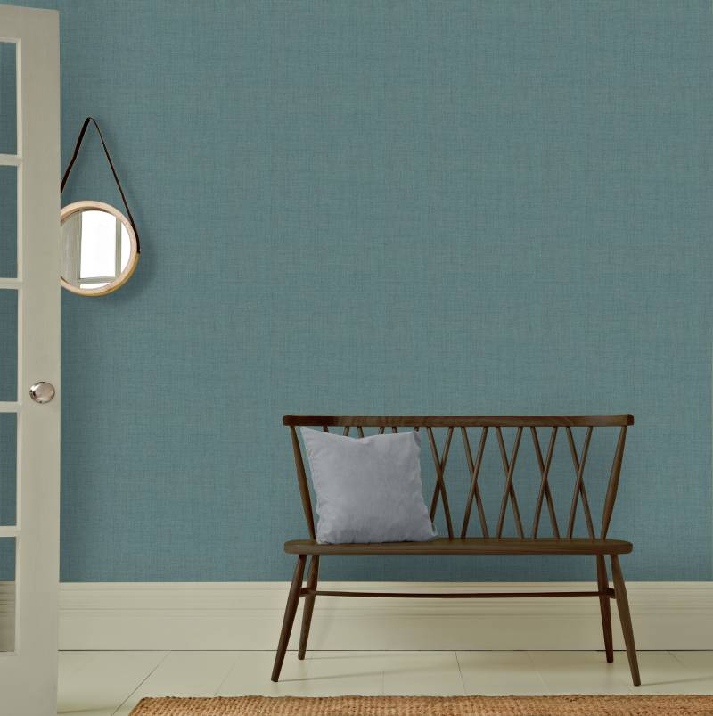 WOW Vliestapete "Matt Textil" Ton-in-Ton glatt 10mx52cm (ca. 5m2) von Wow