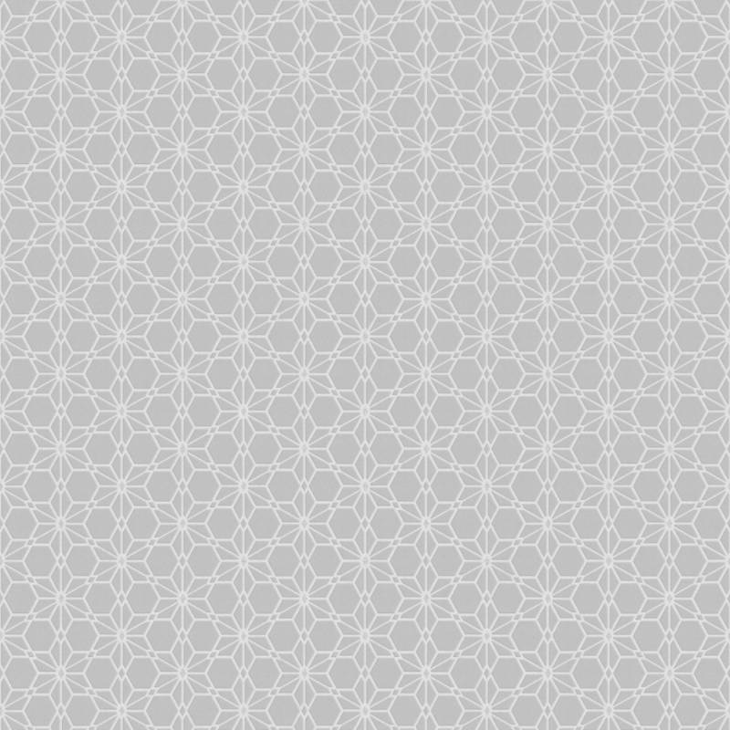 WOW Vliestapete "Mini Design" geometrisch aufgeschäumt Grau - 10m x 52cm von Wow