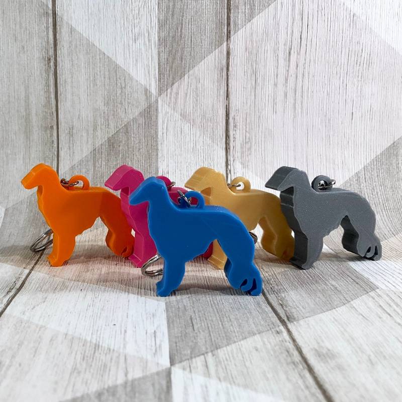 Seiden Windhound Schlüsselanhänger Geschenk Für Hundeliebhaber von WowLondon