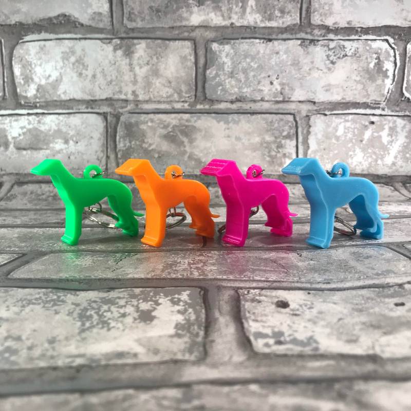 Windhund Schlüsselanhänger Hunde Liebhaber Geschenk - Custom Hund Verfügbar von WowLondon