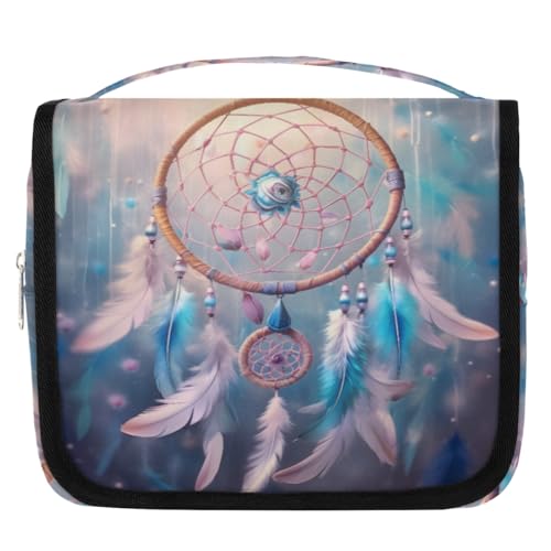 Dream Catcher Reise-Kulturbeutel für Damen, Herren, Kinder, Mädchen, Jungen, Make-up-Kosmetiktasche, hängende Waschtasche, Toilettenartikel, Organizer, Duschtasche, farbe, 4.5 L, Taschen-Organizer von WowPrint