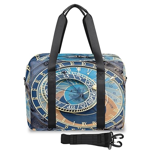 Old Astronomical Travel Duffle Bag for Women Men Astronomical Vintage Weekend Overnight Bags 32L Large Holdall Tote Cabin Bag for Sports Gym Yoga, farbe, 32 L, Taschen-Organizer von WowPrint