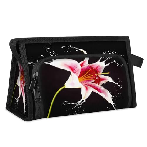 Reise Make-up Tasche Für Frauen Männer Blume Pflanze Kosmetische Waschen Beutel Beutel Kulturbeutel Toilettenartikel Dusche Tasche Organizer, Farbe, L, Tasche Organizer, farbe, L, Tasche Organizer von WowPrint