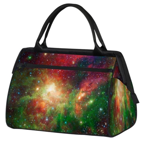 Stars in Deep Nebula Space Travel Duffle Bag for Women Men Kids Girls Nebula Weekend Overnight Bags 24 L Holdall Tote Cabin Bag for Sports Gym Yoga, farbe, (24L) UK, Taschen-Organizer von WowPrint