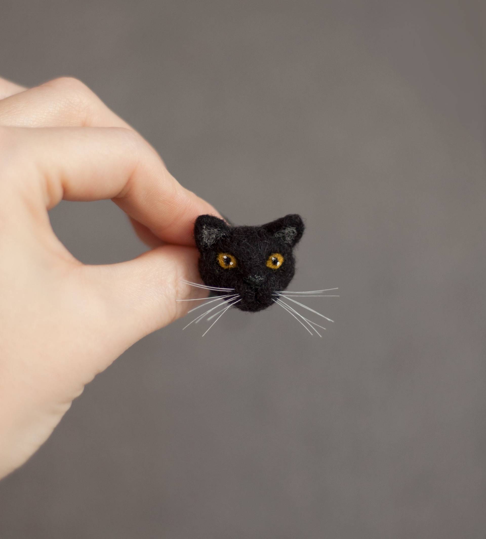 Hexenkatze, Benutzerdefinierte Schwarze Katze Pin Hexenkatze, Benutzerdefinierte Schwarze Katze Pin von WowWowWool