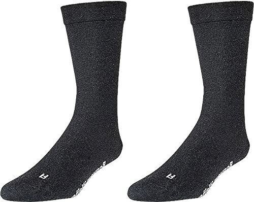 EXTRA BREIT Wellness-Socken mit Wolle, extrafeine 200-Nadel-Qualitätm, 2er-Bündel (Gr.47-50, regular, schwarz) von Wowerat