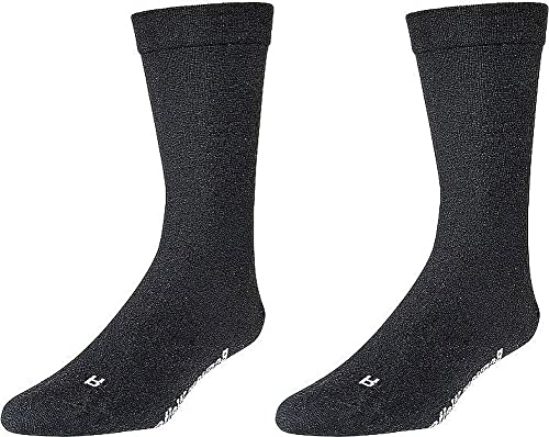 WOWERAT EXTRA BREIT Wellness-Socken mit Wolle, extrafeine 200-Nadel-Qualität, 2er-Bündel (Gr.47-50, schwarz) von WOWERAT