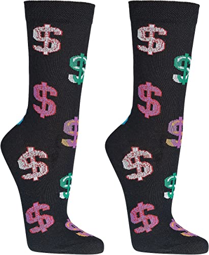 WOWERAT Witzige Socken „Dollar“ für Teenager, Damen und Herren, 2er-Bündel (Gr.36-41, „Dollar“) von Wowerat