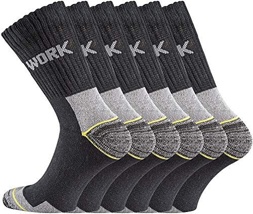 Wowerat 3 Paar robuste Komfortbund Arbeitssocken 6843 WORK Gr. 47-50 normallang von WOWERAT