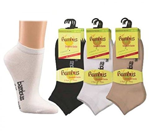 6 Paar Bambus Füßlinge Socken für Sie und Ihn beige 35-38 von Wowerat