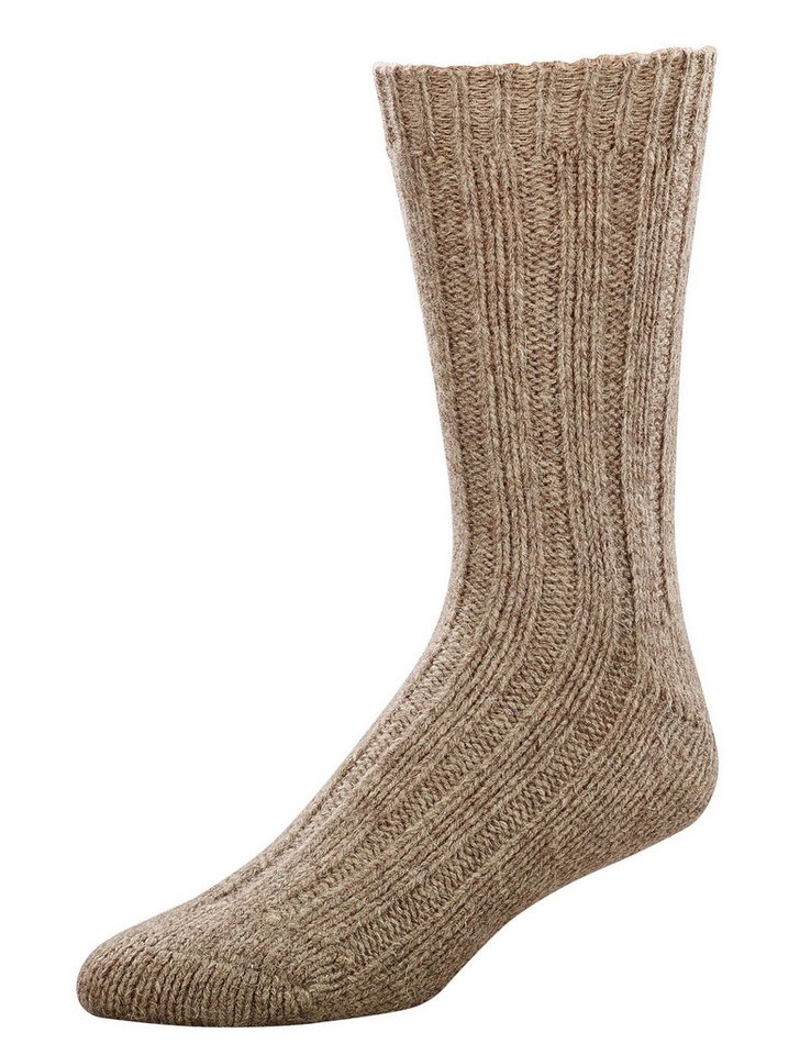 Wowerat Komfortsocken 2 Paar Virgin Wool 100% Wollsocken, Socken für Damen und Herren von Wowerat