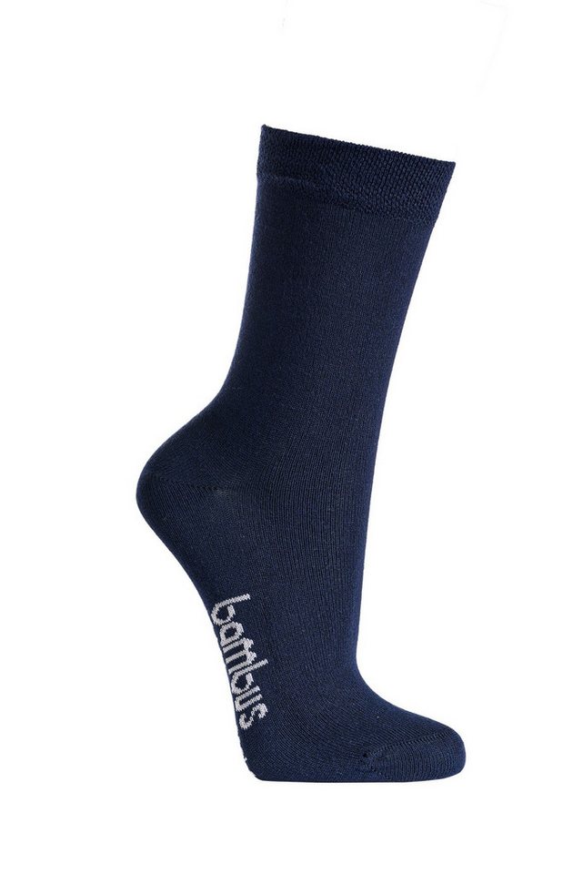 Wowerat Socken 3 Paar superweiche Bambus Kinder-Söckchen aus Viskose unifarben (3 Paar) von Wowerat