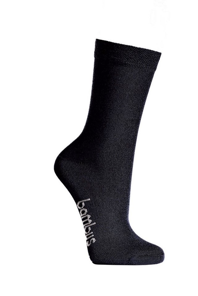 Wowerat Socken 3 Paar superweiche Bambus Kinder-Söckchen aus Viskose unifarben (3 Paar) von Wowerat