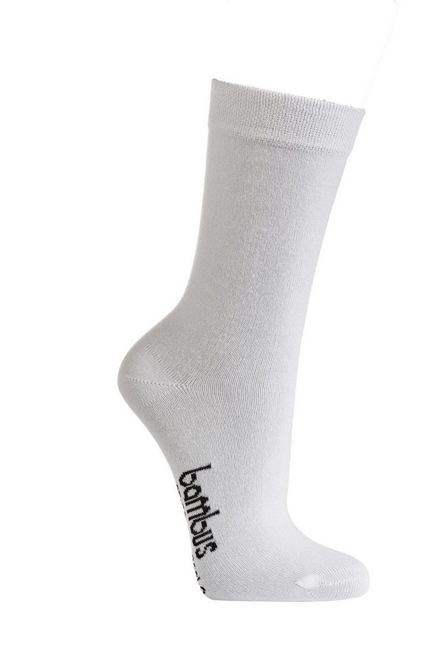 Wowerat Socken 3 Paar superweiche Bambus Kinder-Söckchen aus Viskose unifarben (3 Paar) von Wowerat