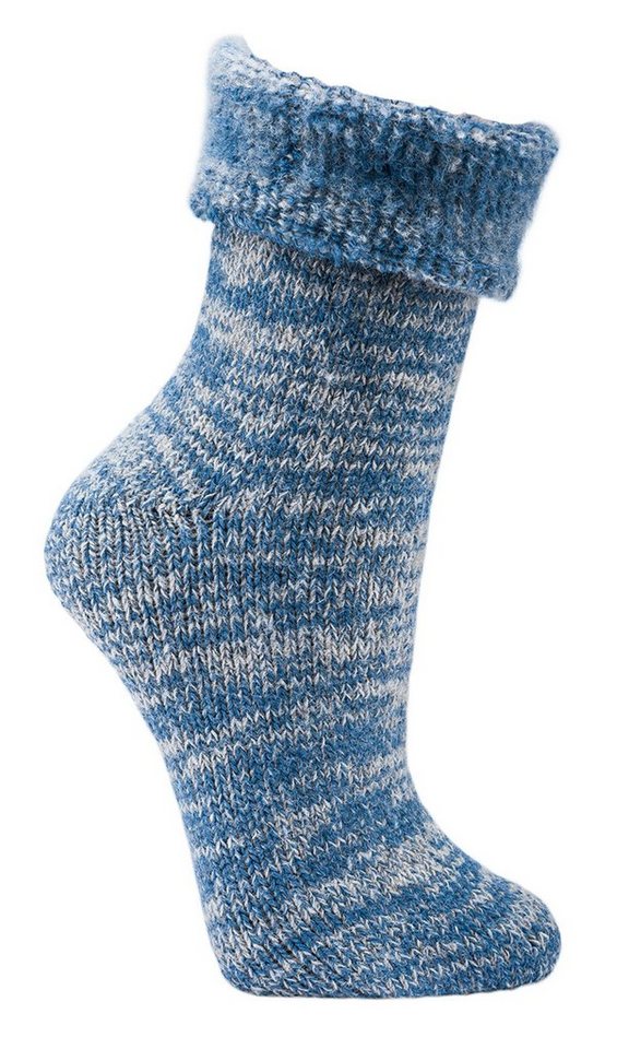 Wowerat Socken MEGA warme Socken 63% Wolle Thermosocken Homesocks (1 Paar) extra dick von Wowerat