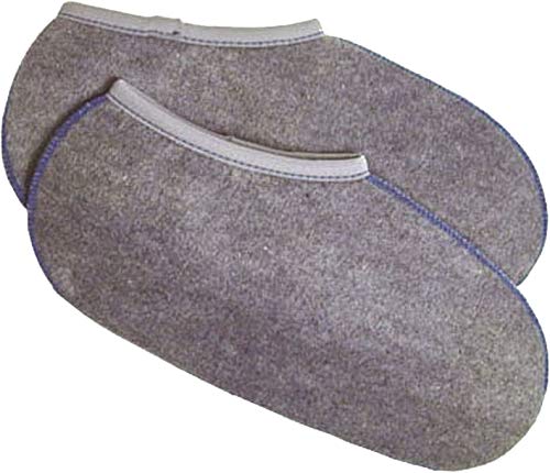 WOWERAT Stiefelsocken sogenannte Rosshaar Socken für Damen und Herren 1 PAAR (Gr.45-46, grau) von WOWERAT