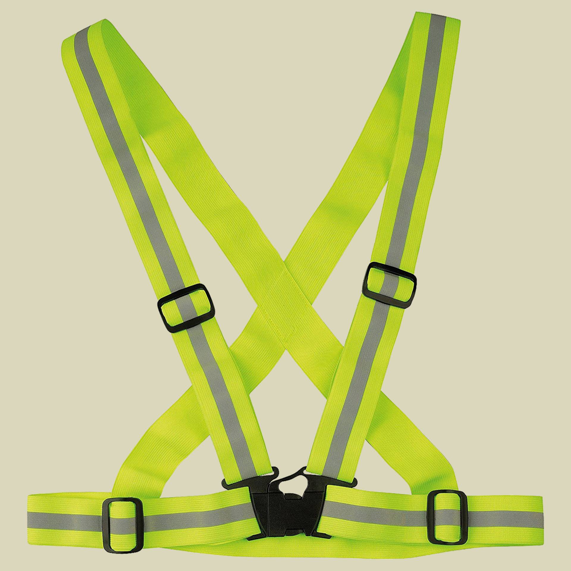 Reflexschärpe Cross Belt Größe Unisize Farbe gelb/silber von Wowow