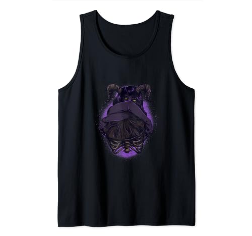 Satanic Shirt Satan Teufel Goth Girl Witchcraft Okkulte Hexe Tank Top von Wowsome!