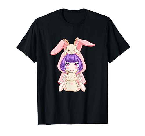 Kawaii Japanisches Anime Shirt Waifu Anime Girl Anime Liebhaber T-Shirt von Wowsome!