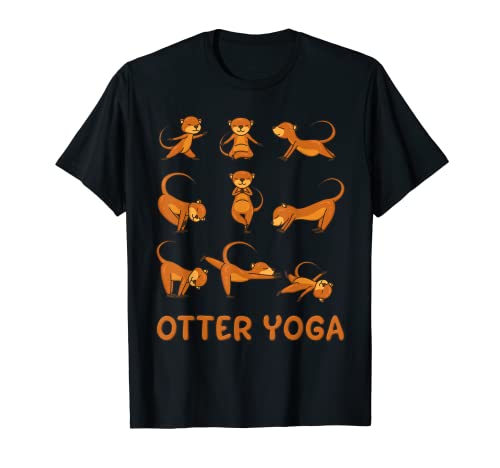 Otter Yoga Otter Yoga Pose Meditation Men Women Kids T-Shirt von Wowsome!