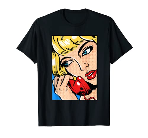 Suspicious Women Pop Art Comic Buch Popular Culture Artist T-Shirt von Wowsome!