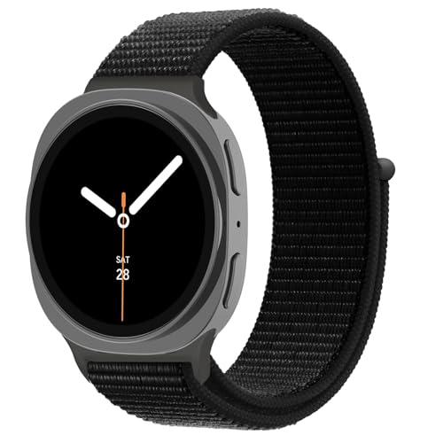 Nylon-Schlaufenband für Samsung Galaxy Watch 8, 42 mm, 46 mm, Damen/Herren, dehnbares Sportarmband für Samsung Watch 8, 46 mm, 42 mm von Wowstrap